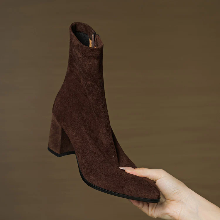 Alora Genuine Suede Boots