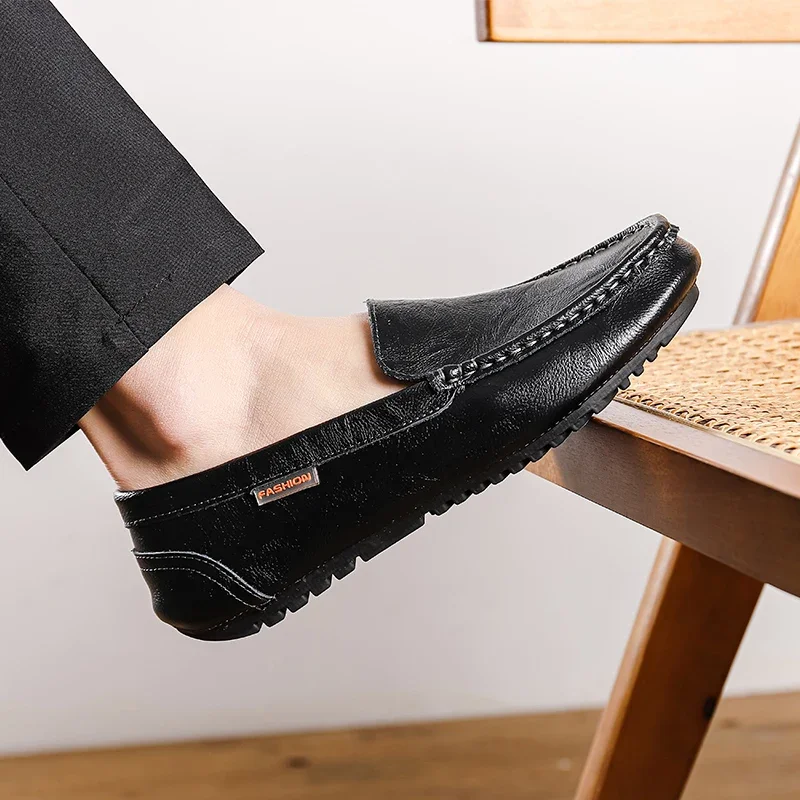 Evano Genuine Leather Loafers