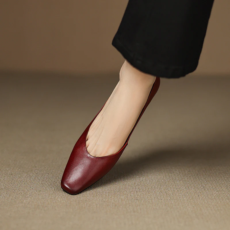 Oren Genuine Leather Flats