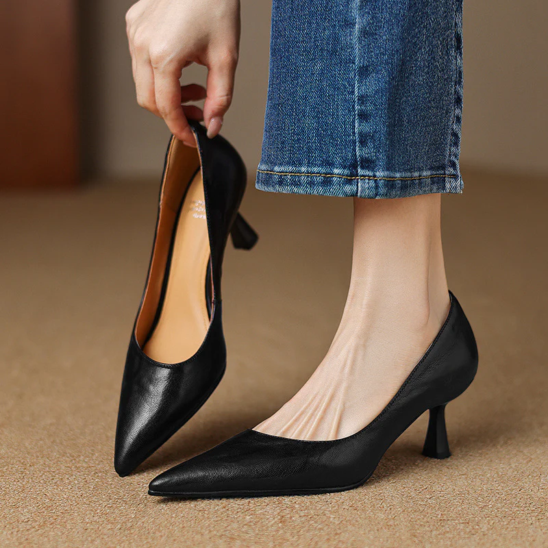 Elore Genuine Leather Heels