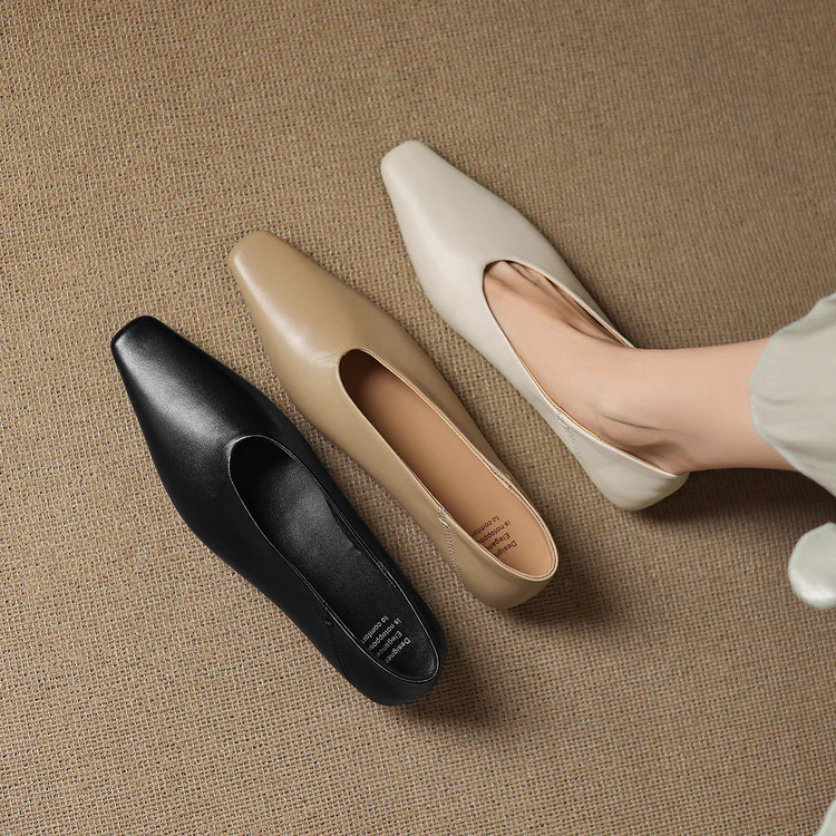 Emor Genuine Leather Flats