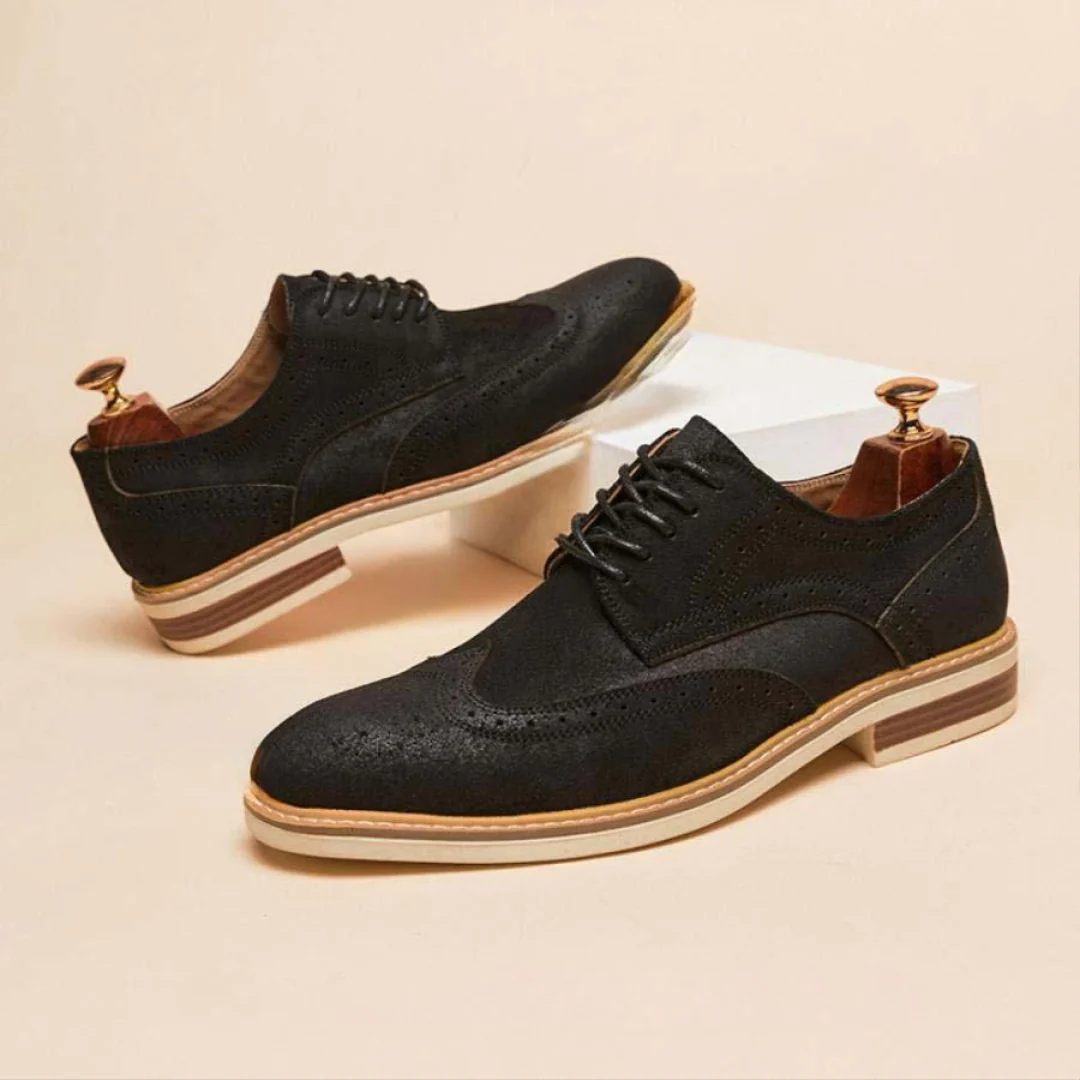 Zaviar Genuine Leather Shoes