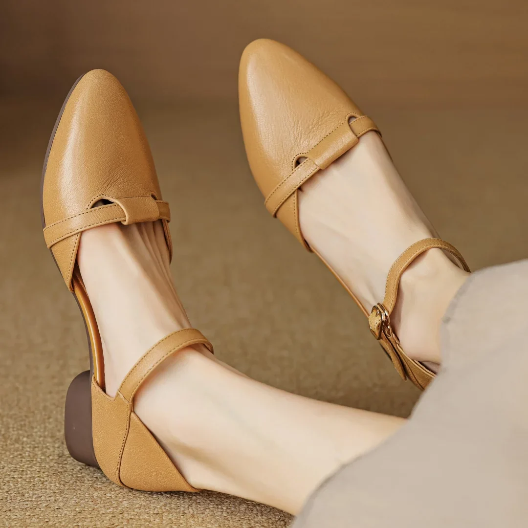 Laney Genuine Leather Heels