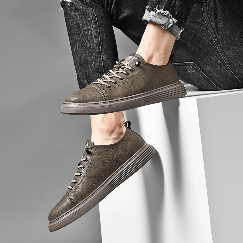 Pesco Genuine Leather Sneakers