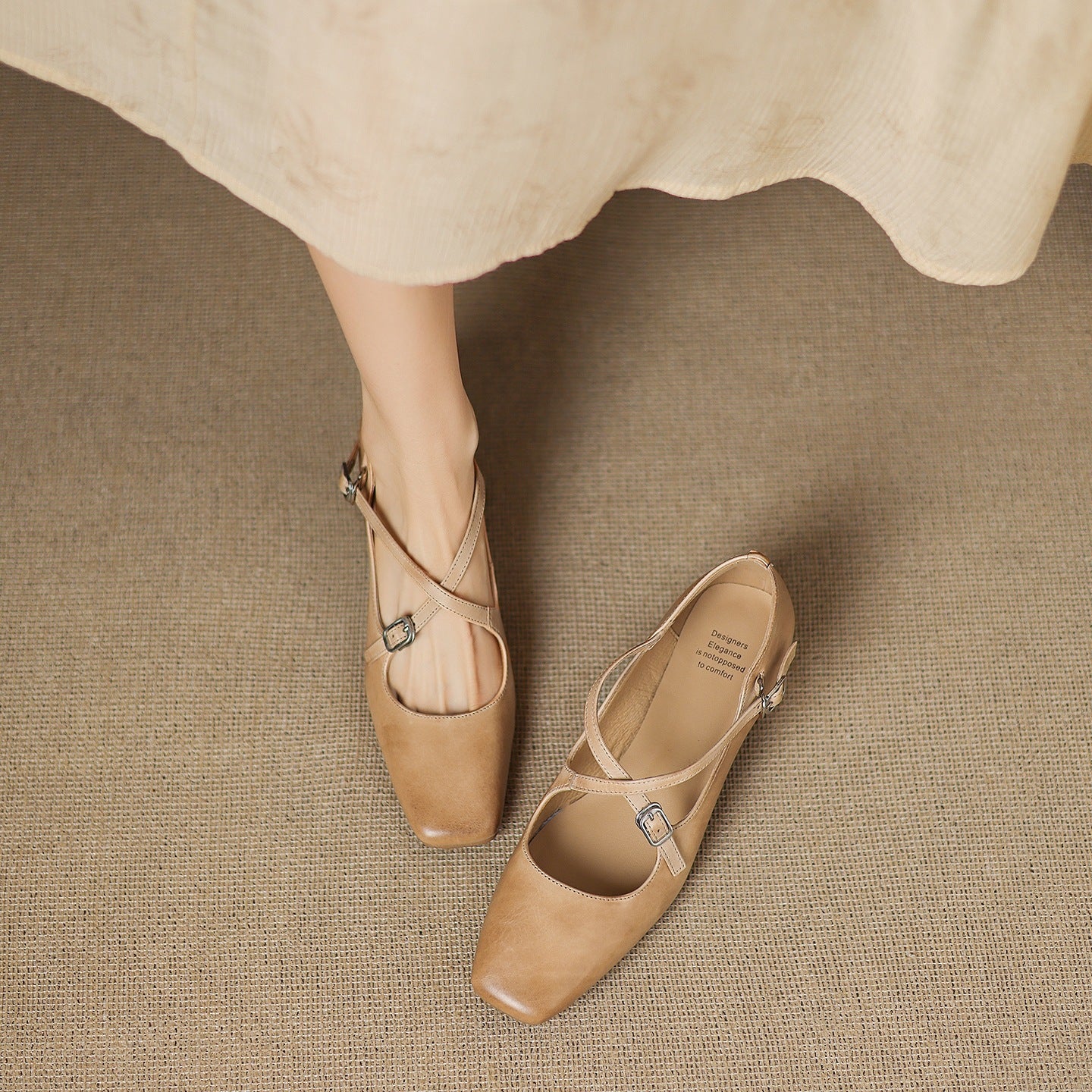 Ciora Genuine Leather Heels