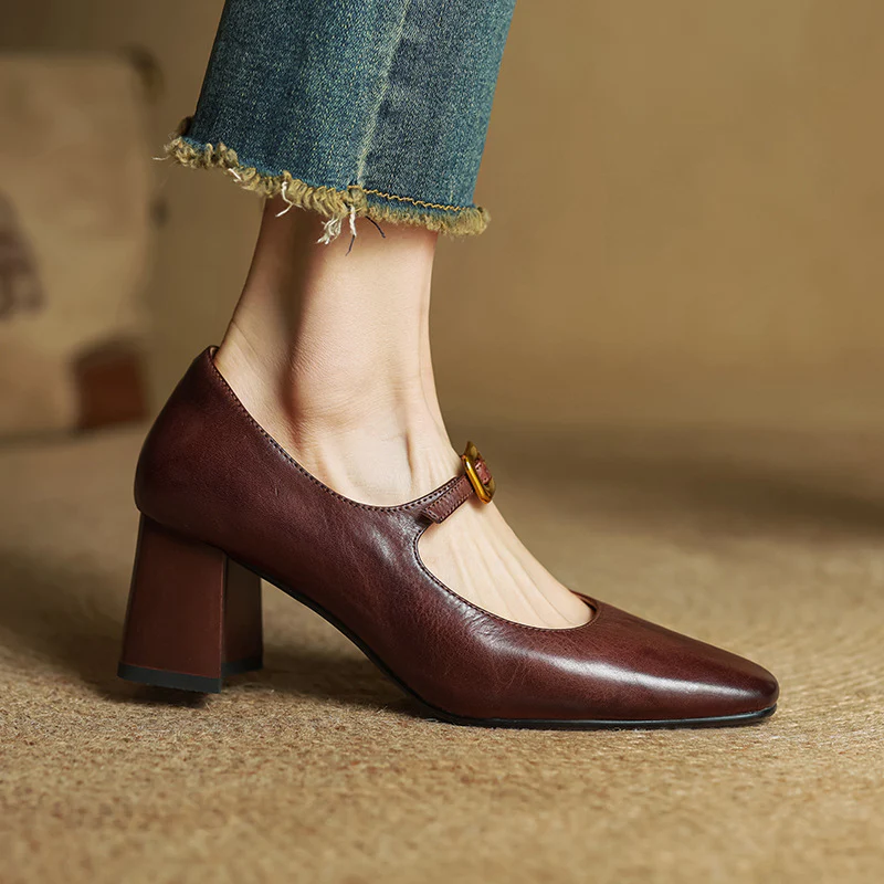 Olea Genuine Leather Heels