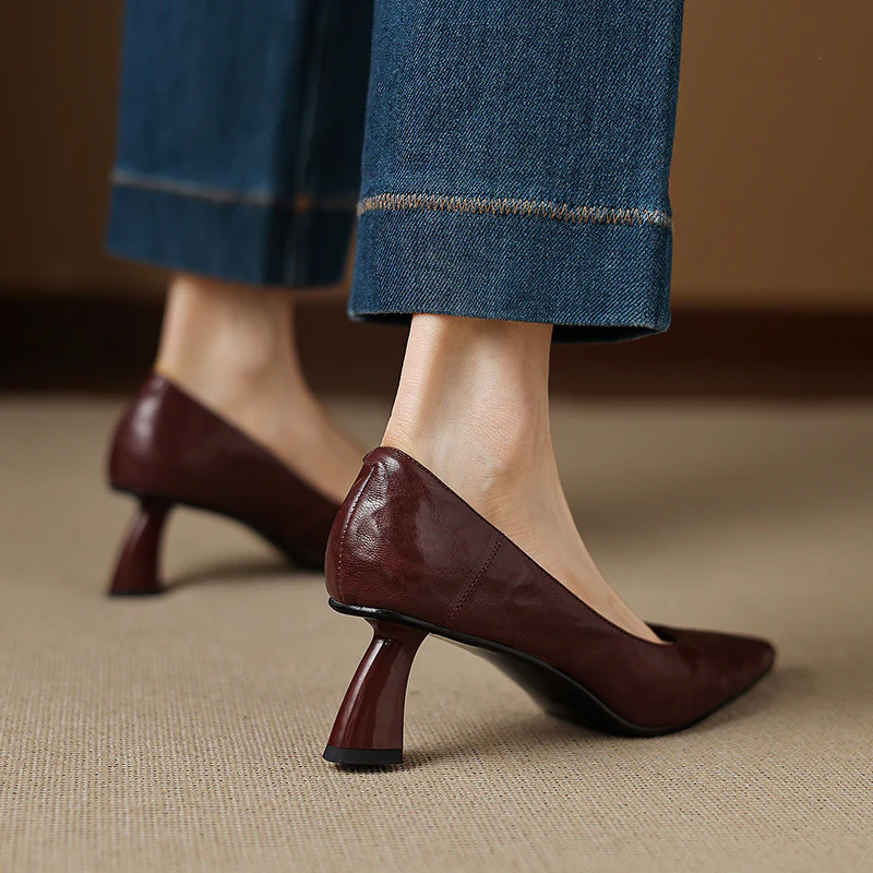 Veler Genuine Leather Heels