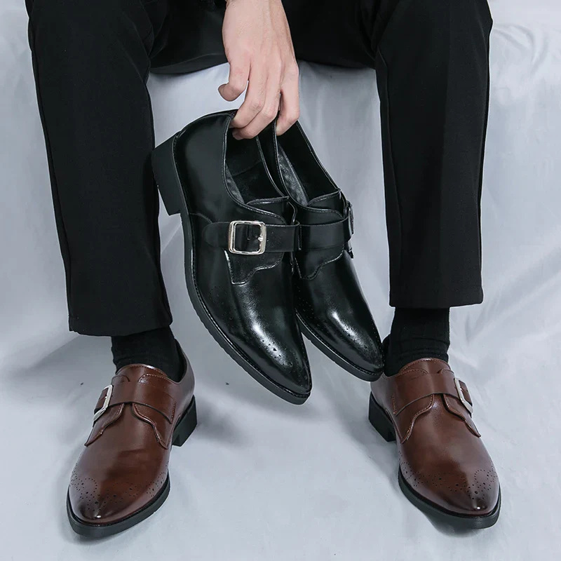 Bucklor Genuine Leather Shoes