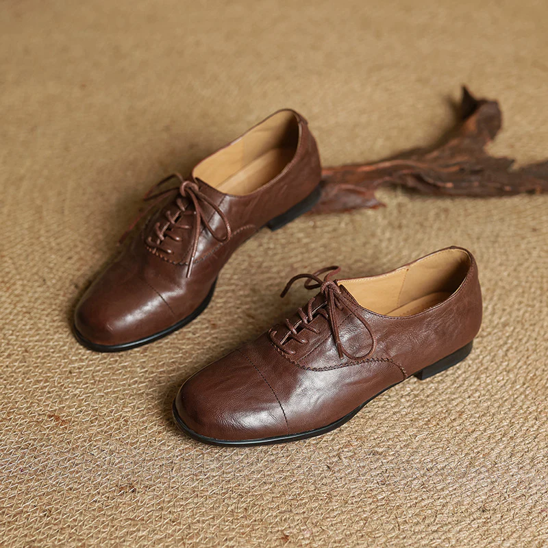 Delyra Genuine Leather Shoes