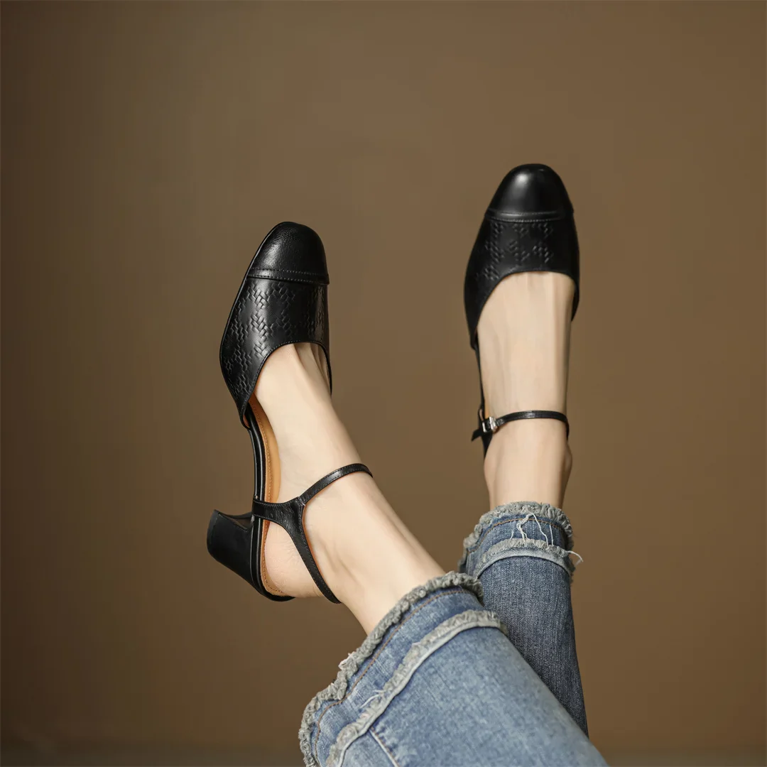 Valery Genuine Leather Pumps