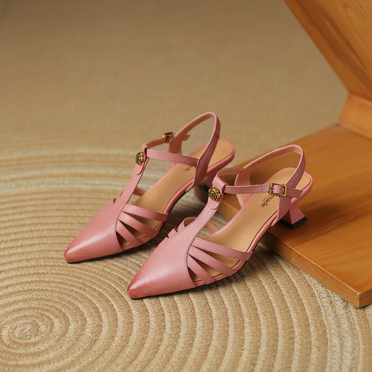 Viara Genuine Leather Heels