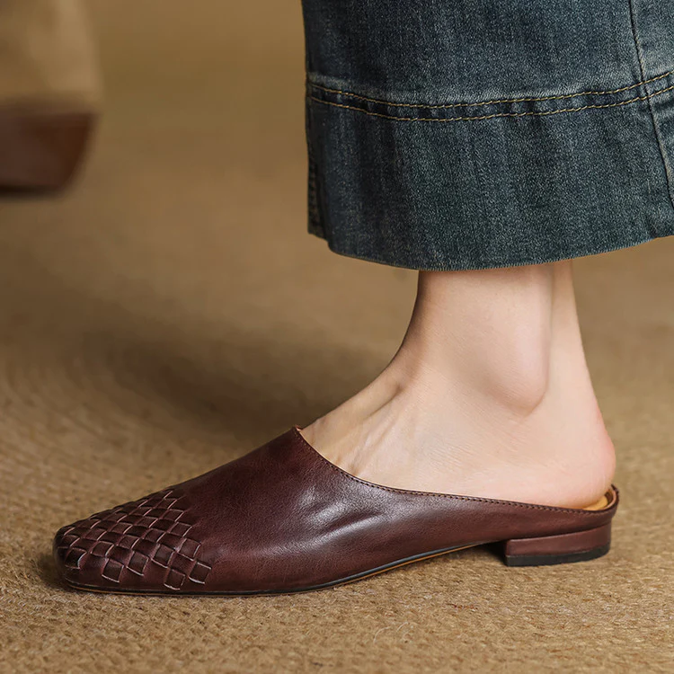 Dalvi Genuine Leather Mules