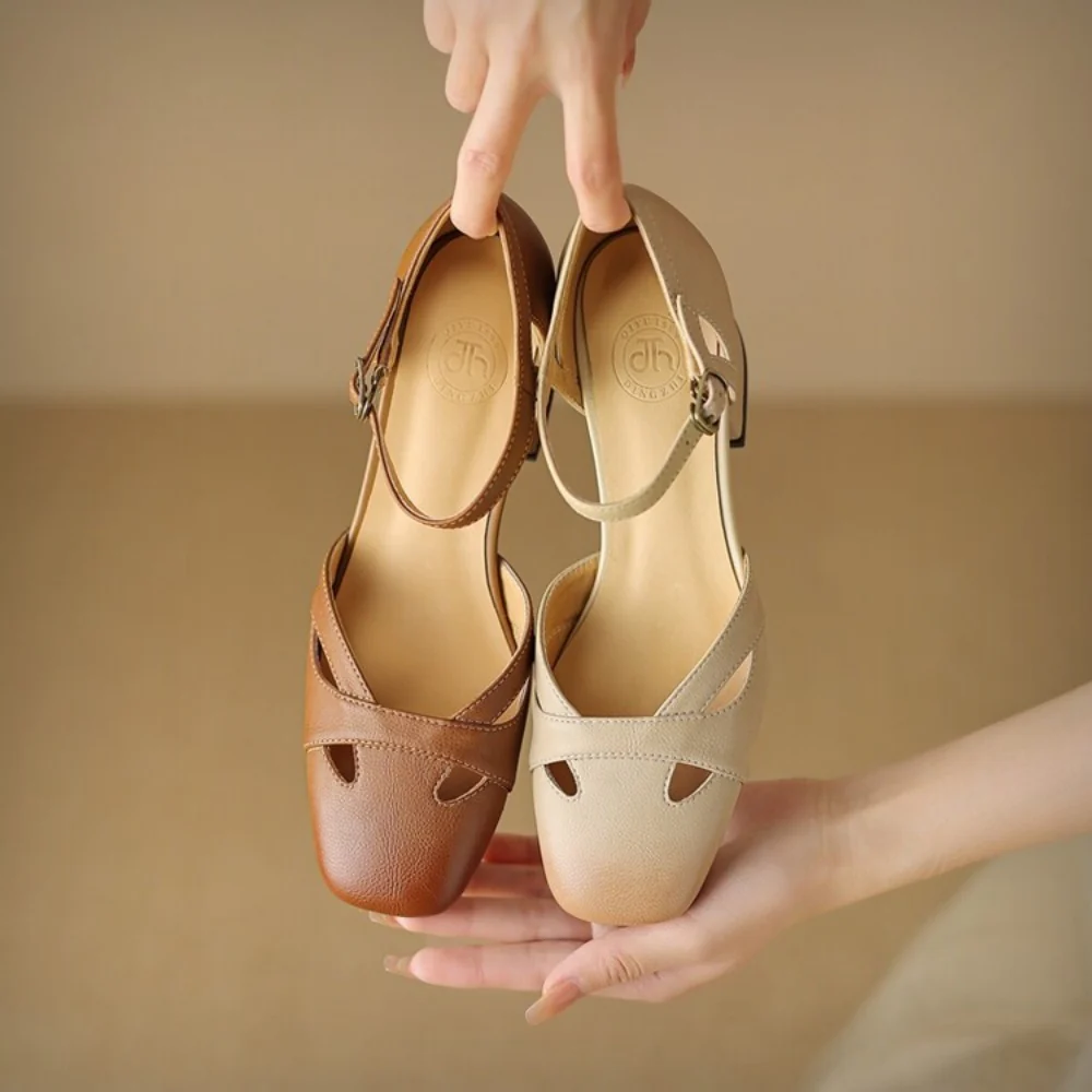 Zolain Genuine Leather Sandals