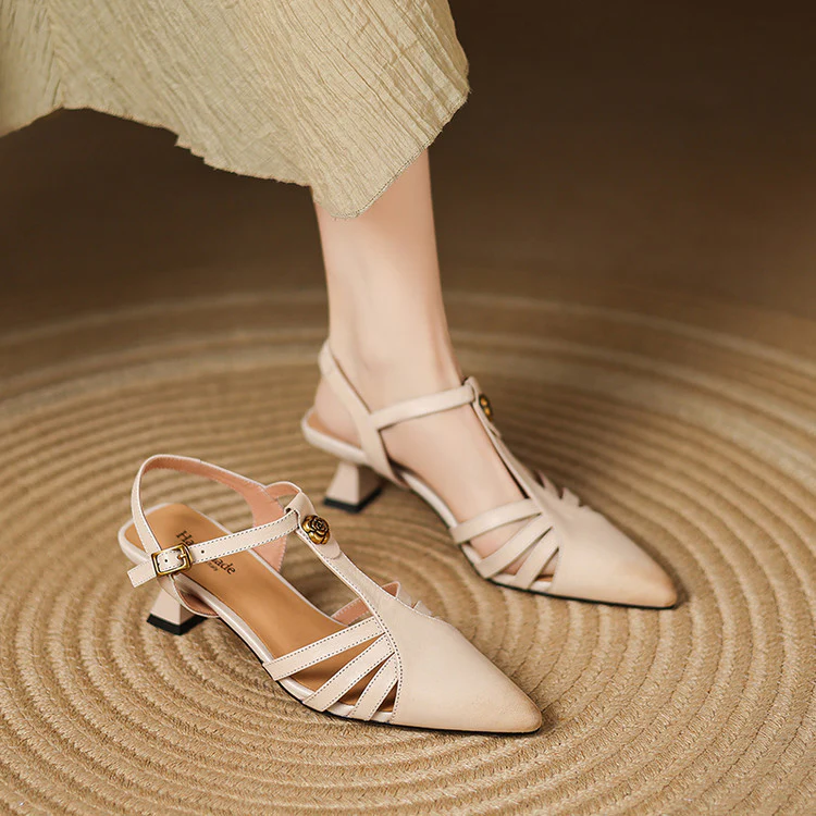 Viara Genuine Leather Heels